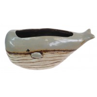 5706 - Ceramic Whale Planter