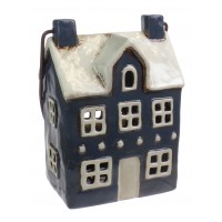 5736 - Ceramic Tealight House with Handle