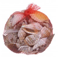 4044-RED - Red Plastic Shell Net Bags - 400g