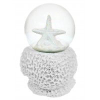 7719 - Resin Starfish Snow Globe - Large