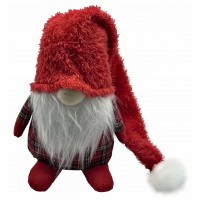 3791 - Floppy Hat Tartan Santa