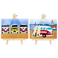 5100 - Glass Picture with Easel