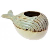 5798 - Ceramic Whale Planter