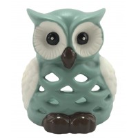 5804 - Porcelain Owl Tealight Holder