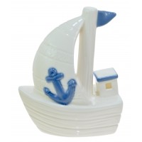 5806 - Porcelain Sailboat LED Light