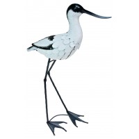 7834 - Metal Avocet Sculpture