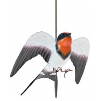 7841 - Hanging Metal Swallow