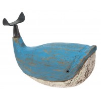 6920 - Wooden Whale Décor