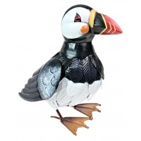 7844 - Metal Puffin Sculpture
