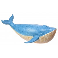 7744 - Wood Effect Resin Whale