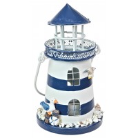 7059 - Metal Tealight Lighthouse