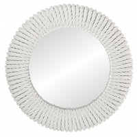 7088-WHITE - White Rope Mirror 