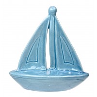 5865 - Large Ceramic Sailboat