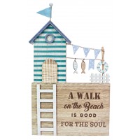 8267 - Wooden Beach hut Scene