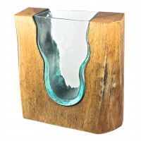 7804 - Driftwood Glass Vase
