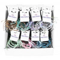 1912 - Set of 48 Braided Charm Bracelets