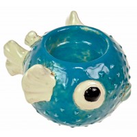 5676 - Ceramic Pufferfish Tealight Holder