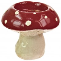 5695 - Ceramic Toadstool Tealight Holder