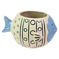 5965 - Ceramic Fish Planter