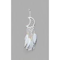 2509 - Crescent Moon Dreamcatcher - 9cm