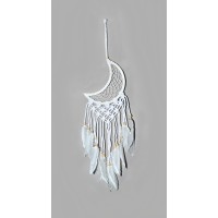 2510 - Crescent Moon Dreamcatcher - 16cm