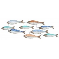 6887 - Wooden Fish Wall Art
