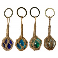 7111 - Glass Float Keyring