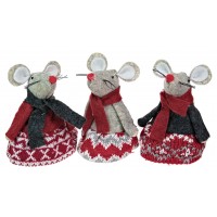 3577 - Xmas Mouse Doll