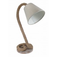 8905 - Rope Desk Lamp & Shade