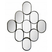 9709 - Multi Oval Metal Mirror