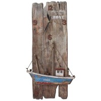 6961 - Clock with Boat Decor