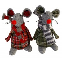 3749 - Xmas Mouse Doll
