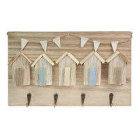 8165 - Wooden Beach Hut Hooks