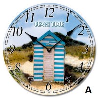 7277A - Beach Hut Clock
